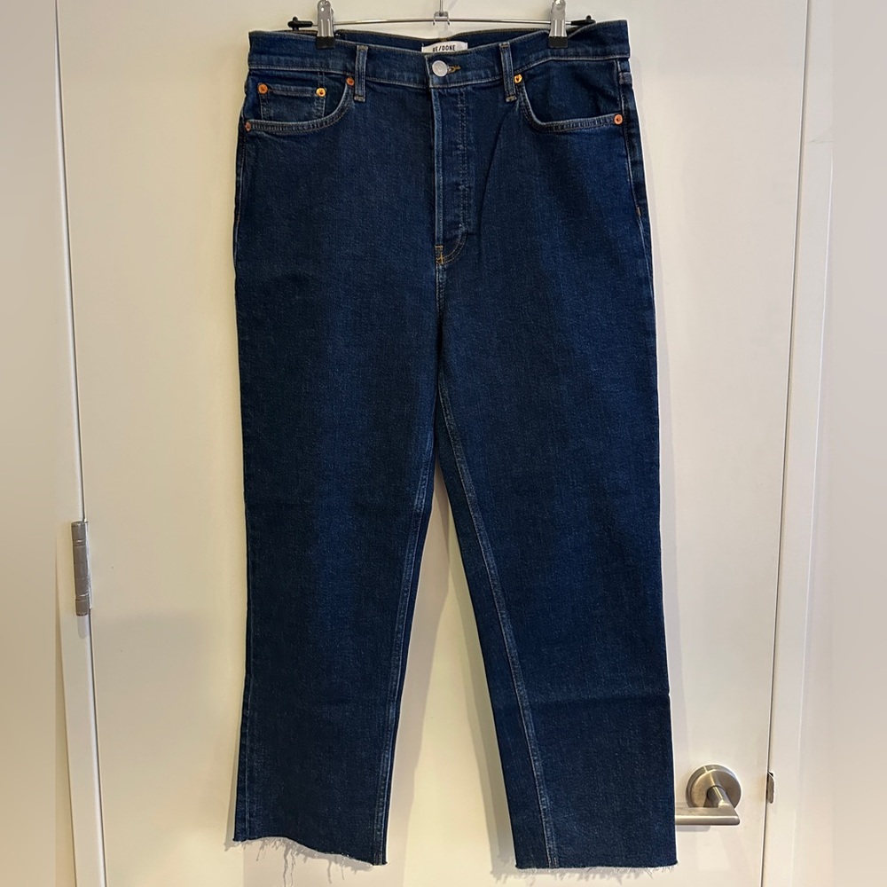 Re/Done Dark Blue Denim Jeans